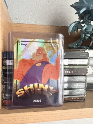 Disney Topps Zeus shiny trading card
