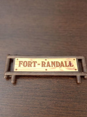 Playmobil Western πινακίδα Fort Randall