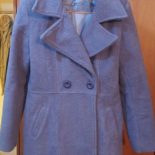 Purple women's coat very soft like new