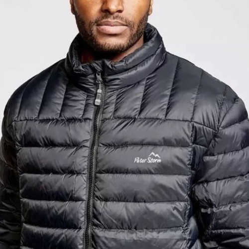 Peter Storm Coastal Down Jacket new, men's winter coat with down and feathers, size S/M, dark gray