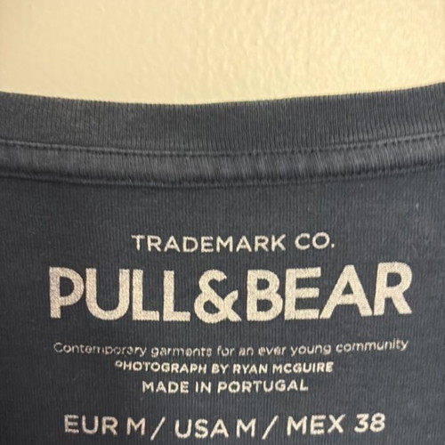 T-shirt Pull&Bear Los Angeles City M like new, dark blue
