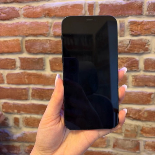 Apple iPhone 12 64GB black with box and charger