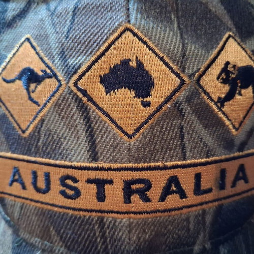 Australia baseball hat authentic souvenir new, size 53, green