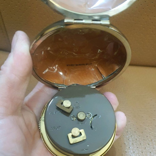 Vintage Linden travel alarm clock used