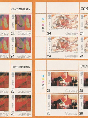 Guernsey 1993 Europa CEPT σετ σε τετράδα καινούργιο