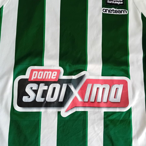 Panathinaikos Basketball Jersey 100 Years Anniversary like new, size L
