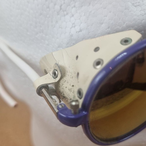 Alpina Spectravision ICE vintage sunglasses used, 1980s purple and white