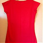  Μπλούζα t-shirt κόκκινη με στάμπα, Medium