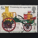 Σφραγίδα Great Britain 1974 Prizewinning Fire Engine 1863 μεταχειρισμένη