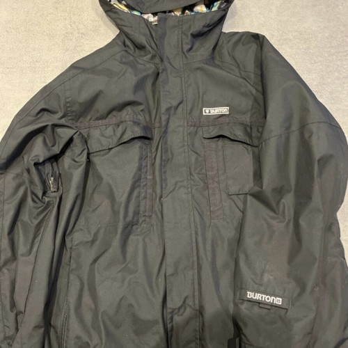 Burton ski jacket black XL like new