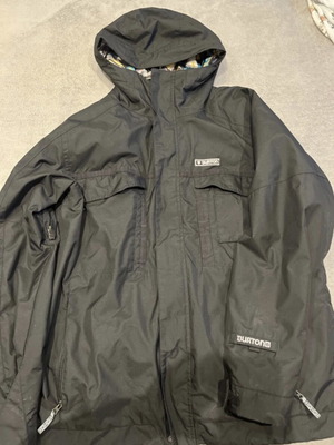 Burton ski jacket black XL like new