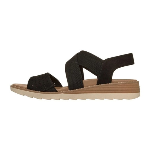Skechers Arch Fit anatomical platform sandals, black, size 38