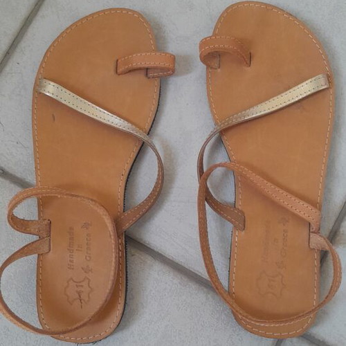 Sandals like new, beige, size 41, platform style