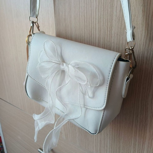 White shoulder bag new