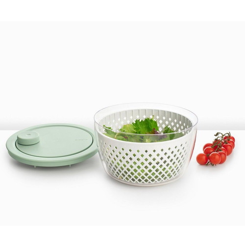 Brabantia Tasty+ Jade Green Salad Spinner new