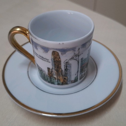 Schedel Bavaria collectible coffee cup like new, Bavarian porcelain