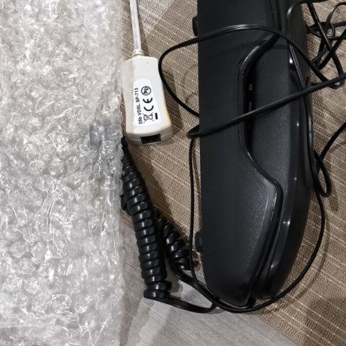 Telco landline phone new, black, wired