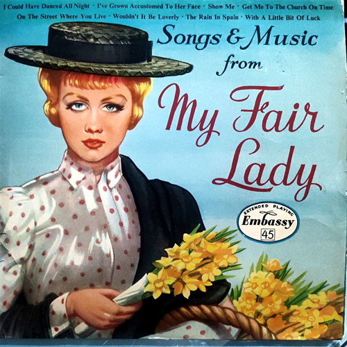My Fair Lady 45rpm record used, excellent cover