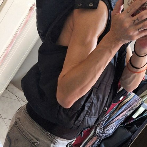 Pink Woman Black Vest sleeveless jacket size S like new