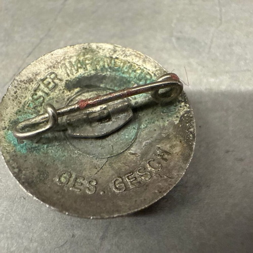Danziger Luftschutzbund DLB WWII enamel badge