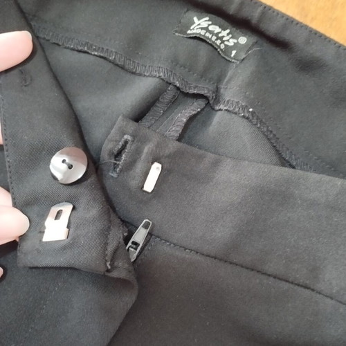 Vintage black summer pants like new, size XXS