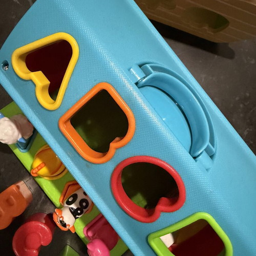 Baby learning toy used, missing one letter (M)