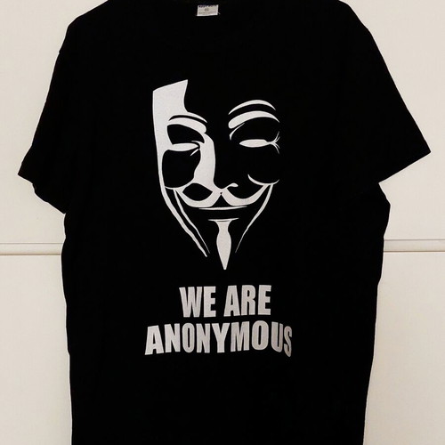 Bodymove Vintage Anonymous T-Shirt XXL, black