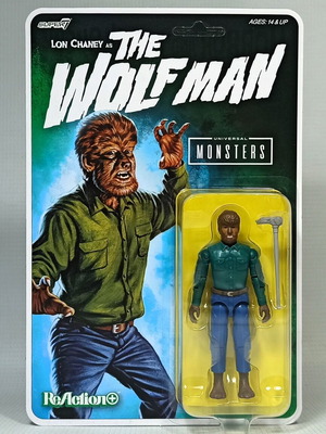 Super7 ReAction+ The Wolf Man 3.75'' action figure new