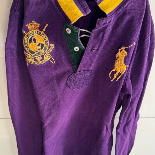 Ralph Lauren blouse XS used, slim fit, purple, faded color