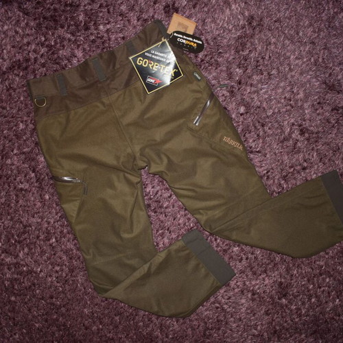 Harkila Tuning Gore tex jacket and pants new, size L, green and brown