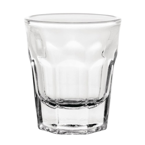 Plastic shot glass 50ml new, polycarbonate transparent