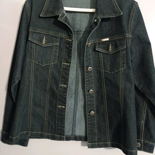 Jeans shirt women elastic like new, size L