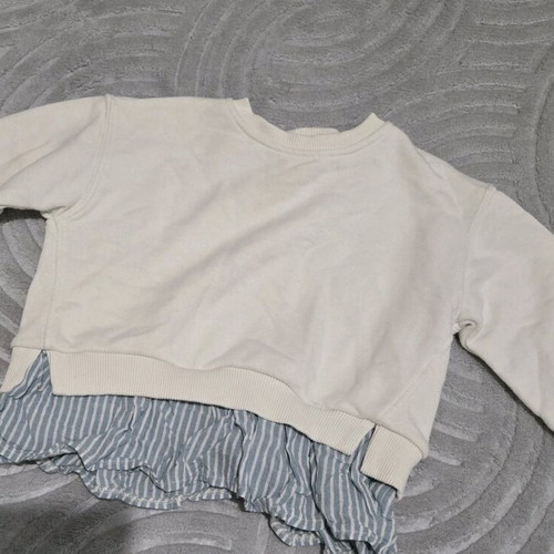Zara kids white sweatshirt like new, size 92 cm
