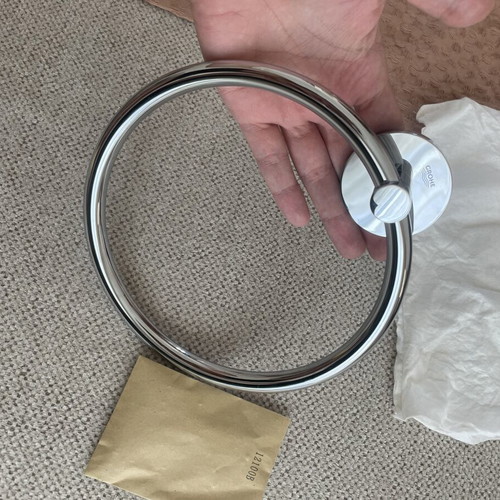 Grohe towel ring inox 28cm diameter