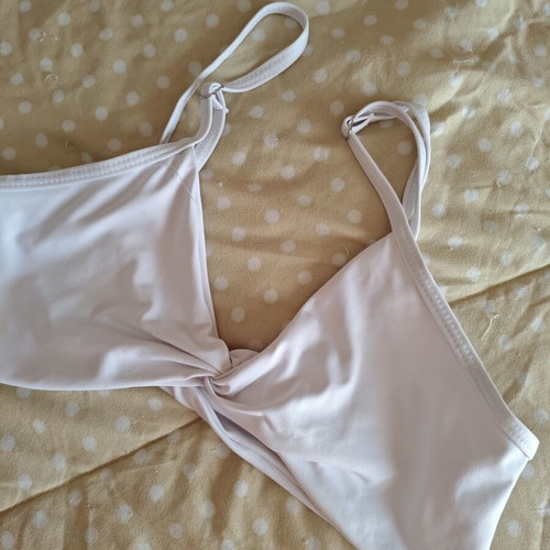 White bustier size S like new