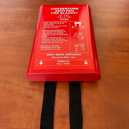 Fire blanket 1.2m x 1.2m new