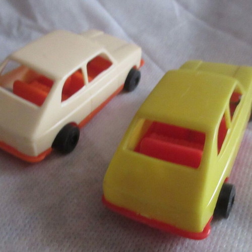 Lot Fiat 127 plastic 8cm from Antony company 80s new