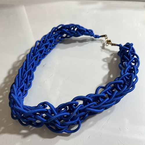 Handmade blue necklace like new