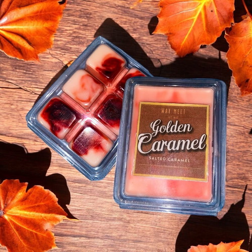Golden Caramel Wax Melt new, salted caramel scent