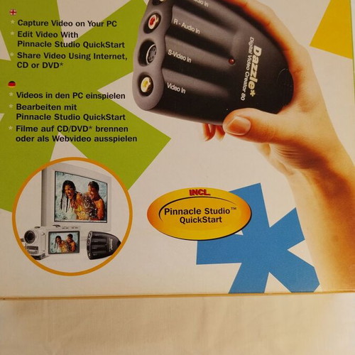 Pinnacle Dazzle 80 analog video converter card like new with cables