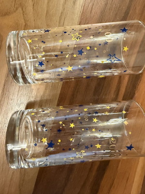 Millenium collectible glasses like new, set of 2