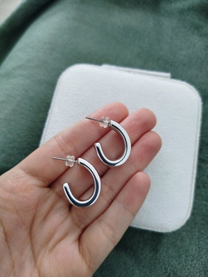 Earrings silver color new fashion jewelry