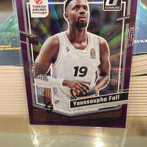 Youssoupha Fall basketball cards like new, numbered 74/99 and 82/99
