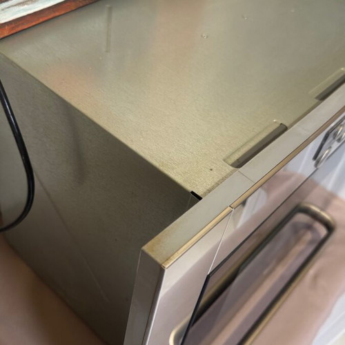 Whirlpool AMW 460 microwave oven like new, stainless steel