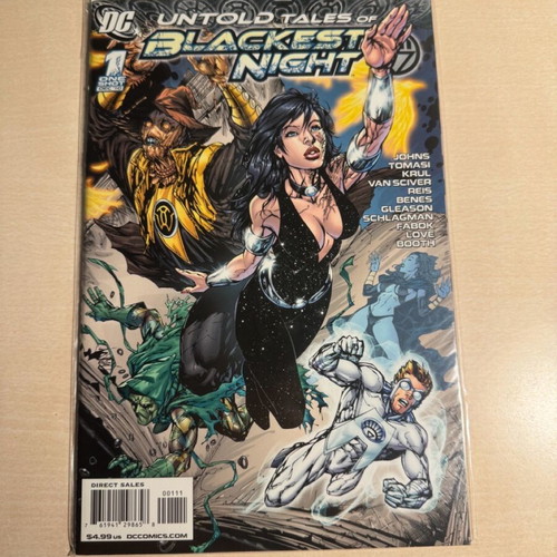 DC Comics Untold Tales of Blackest Night First Issue #1 like new, English