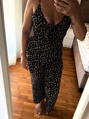Topshop jumpsuit new, black, size S
