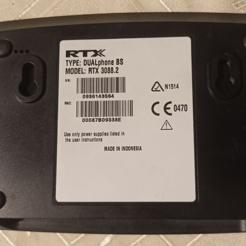 Wireless phone Skype RTX used, black