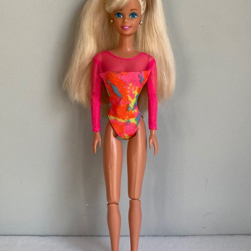 Mattel Gymnast Barbie doll 1993 used