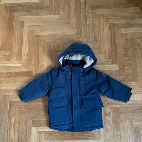 Μπουφάν Name It καινούργιο για 18-24 μηνών σε navy blue με fleece