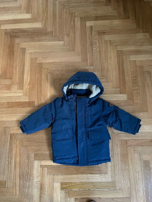 Μπουφάν Name It καινούργιο για 18-24 μηνών σε navy blue με fleece